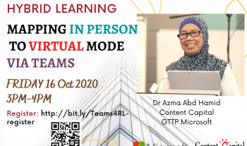 HYBRID LEARNING: MAPPING IN PERSON TO VIRTUAL MODE VIA TEAMS